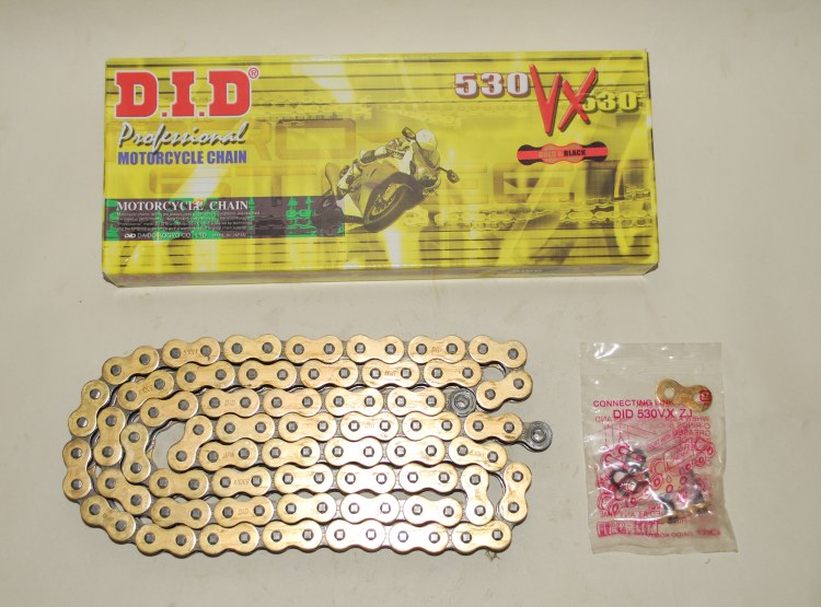DID Gold X-Ring Chain For Suzuki GSF600 95-99 GSF1200 96-05 Bandit VX 530-110 