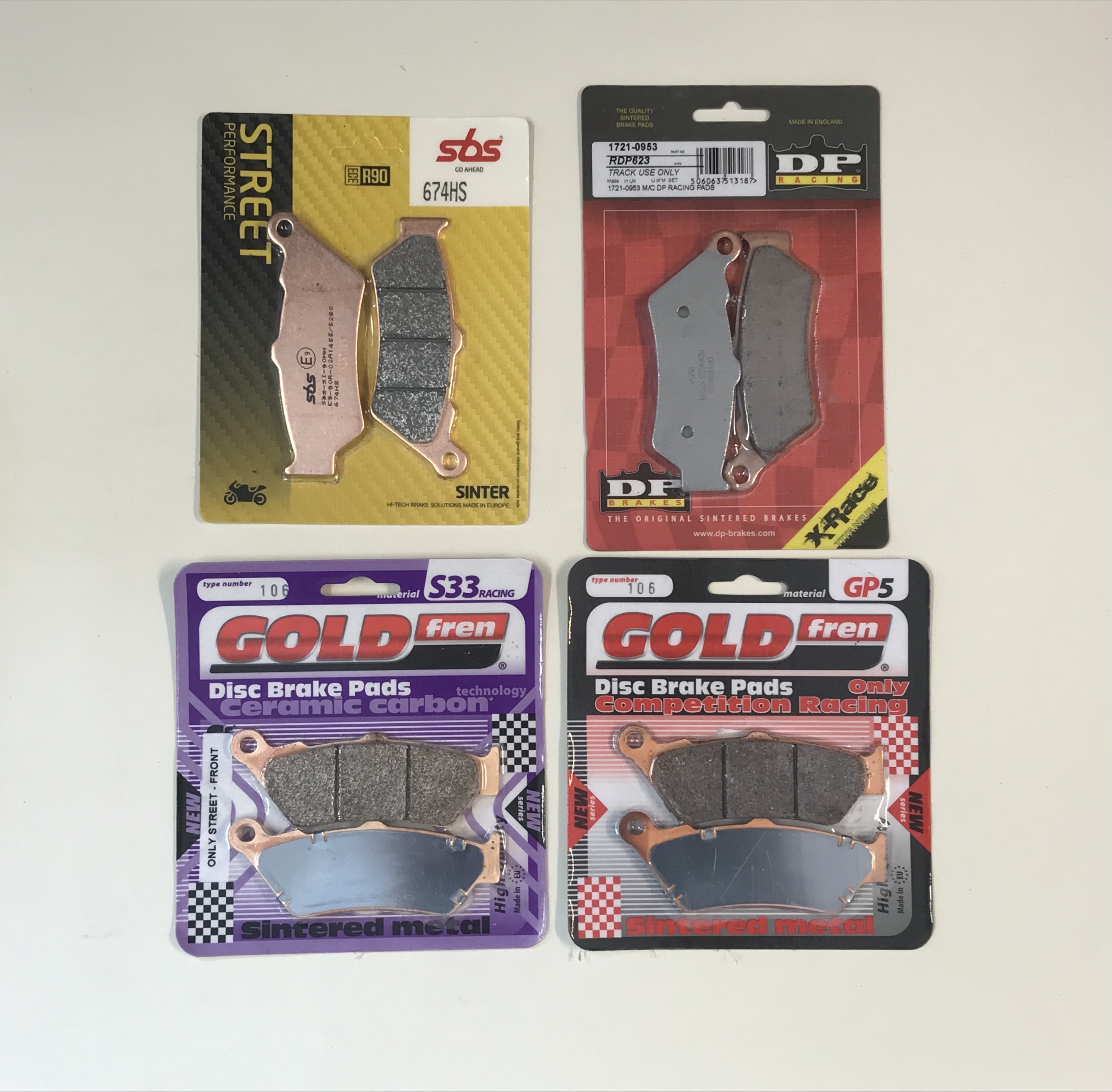 Honda CB500 1994-2003 Front Brake Pads  for NISSIN caliper