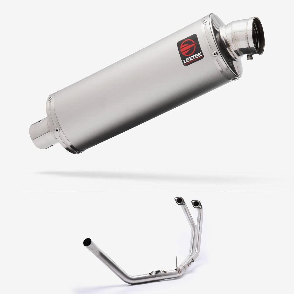  Honda CB500 Left Hand Exit Race Stainless Steel Exhaust Full System - Headers & OP1L Can 