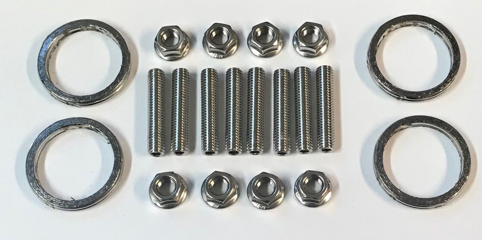 Stainless Manifold Cylinder Head Exhaust Gaskets, Studs & Nuts For Suzuki Bandit 