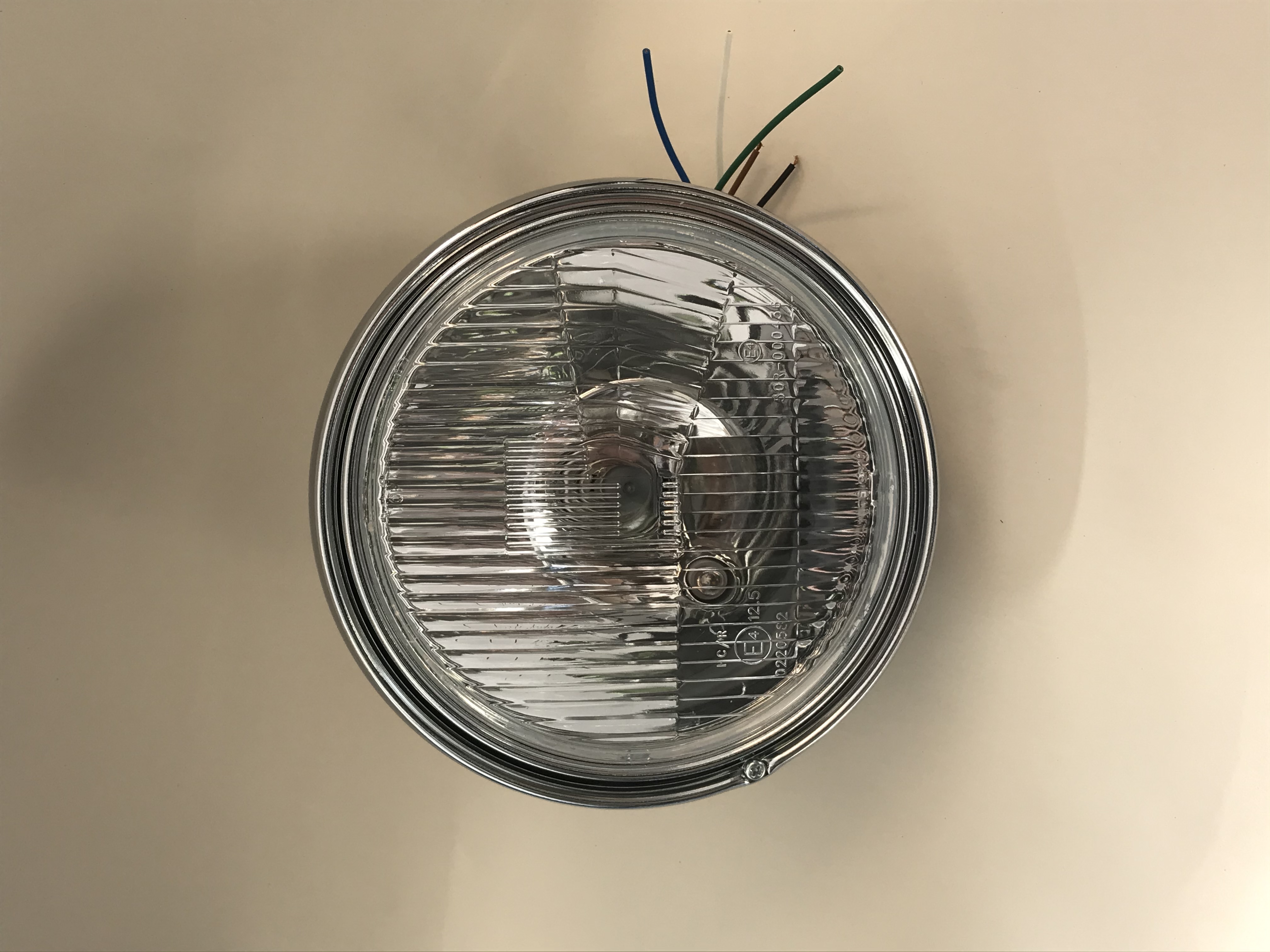 Metal Chrome Universal 7" Round Headlight  ideal for Bandit 