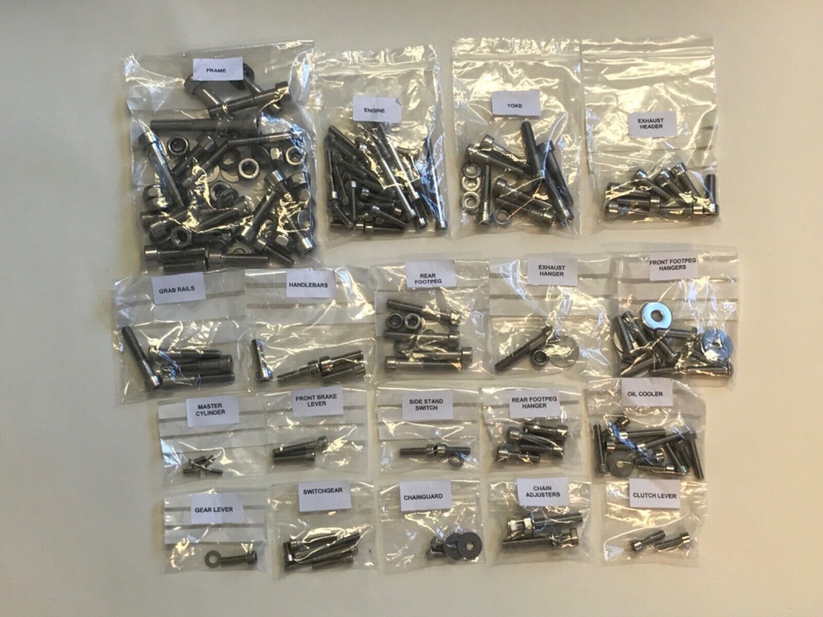 Big Stainless Bolt Kit for Suzuki Bandit GSF600 