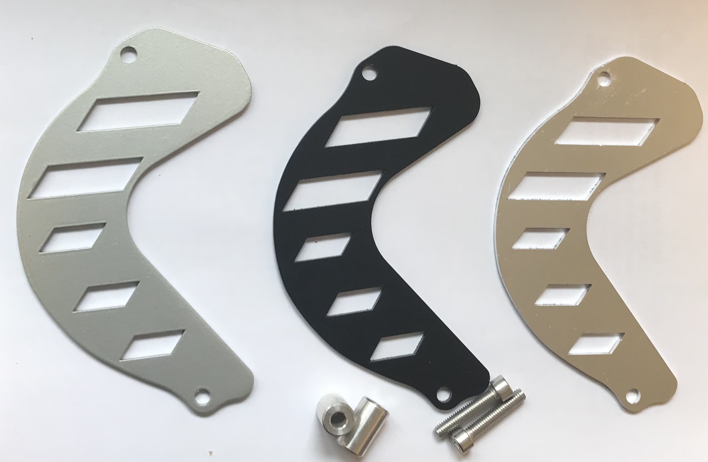Honda CB500 Front Sprocket Cover Guard Raw Alloy, Black Or Silver