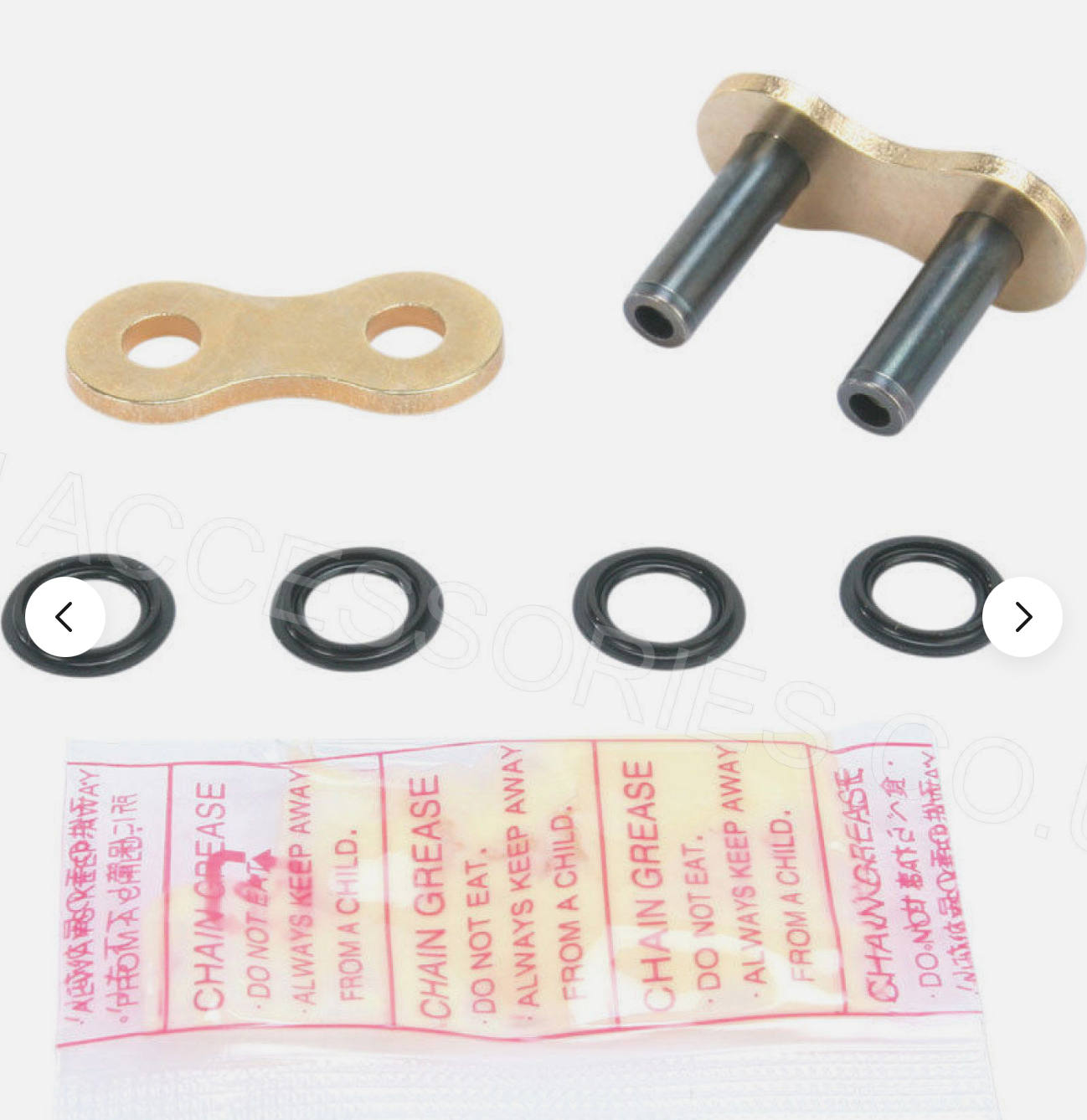 Hollow Rivet Links for DID VX VX2 VX3 Chain - Gold or Grey 