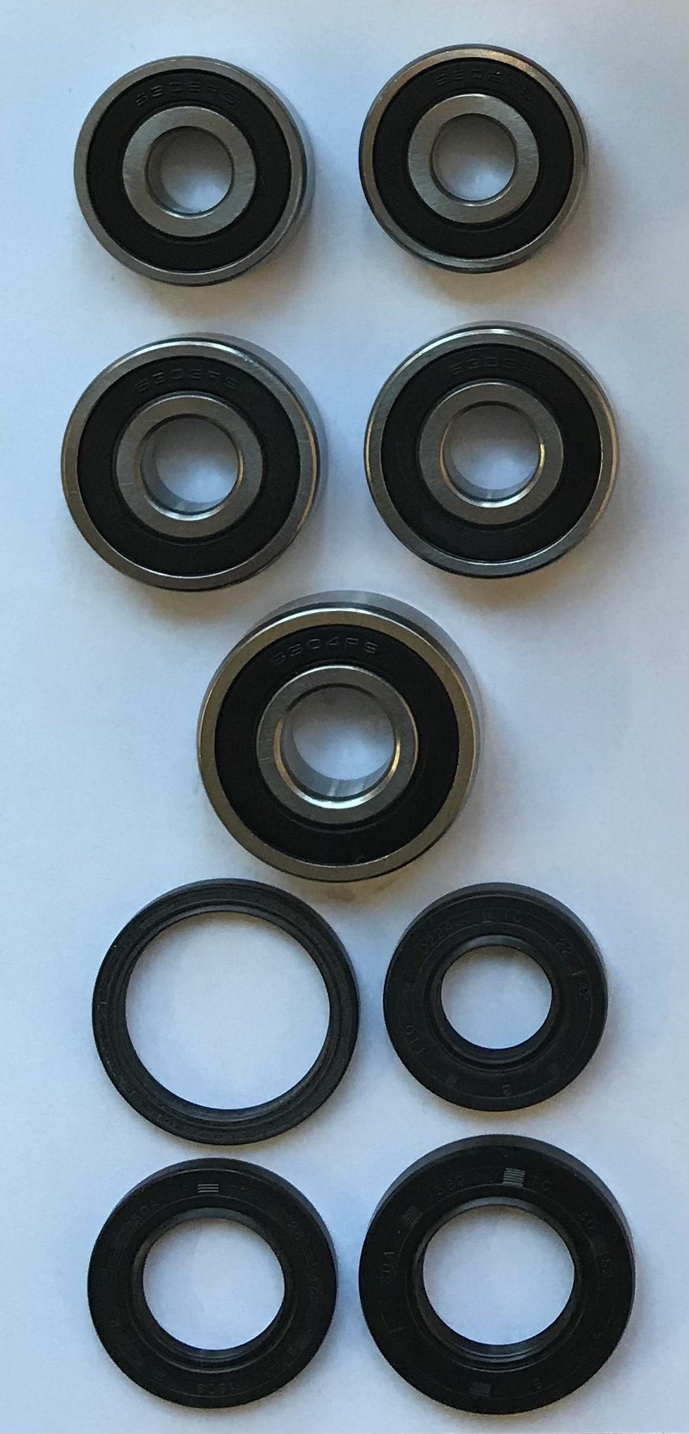 Full Wheel Bearing Kit with Seals for Honda CB500 96-03 Front & Rear Disc Models 