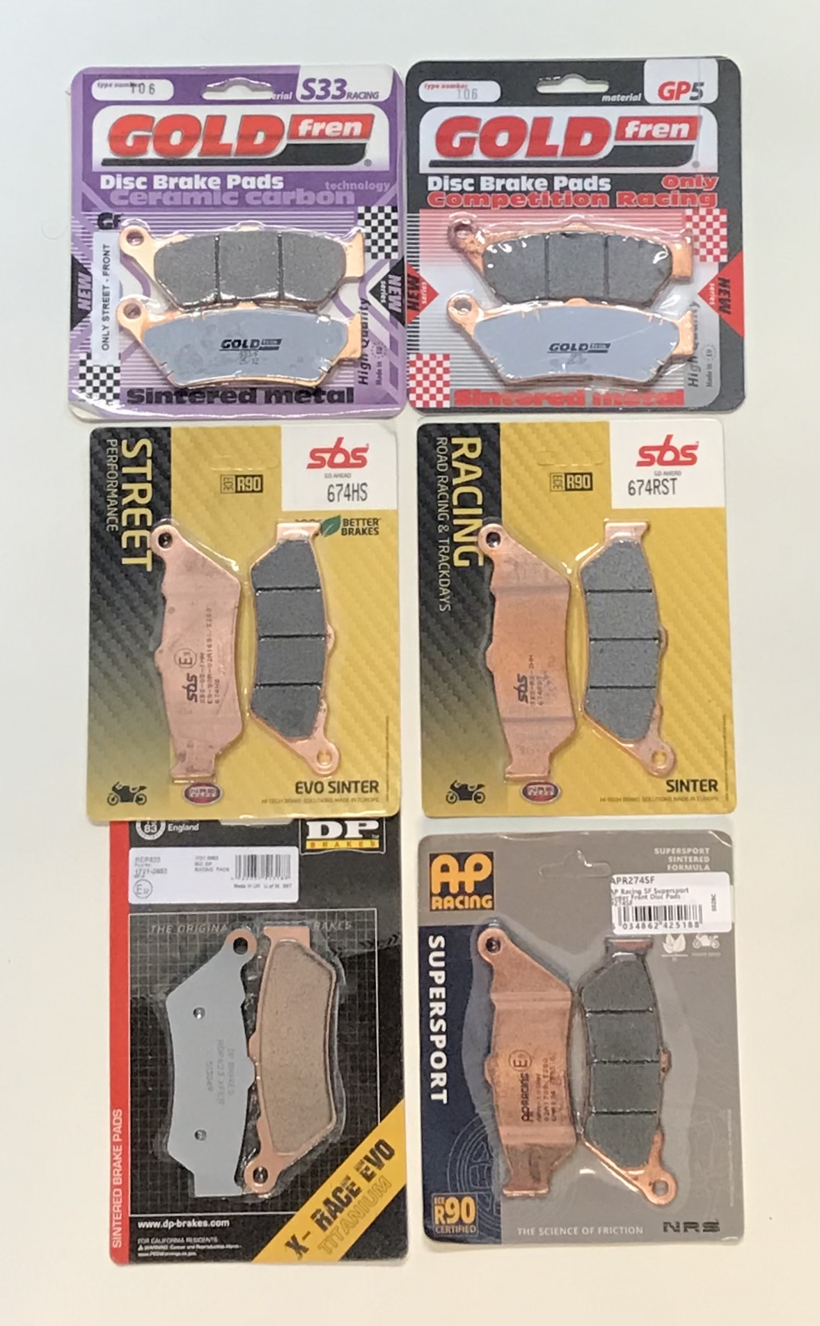 Honda CB500 1994-2003 Front Brake Pads BREMBO caliper