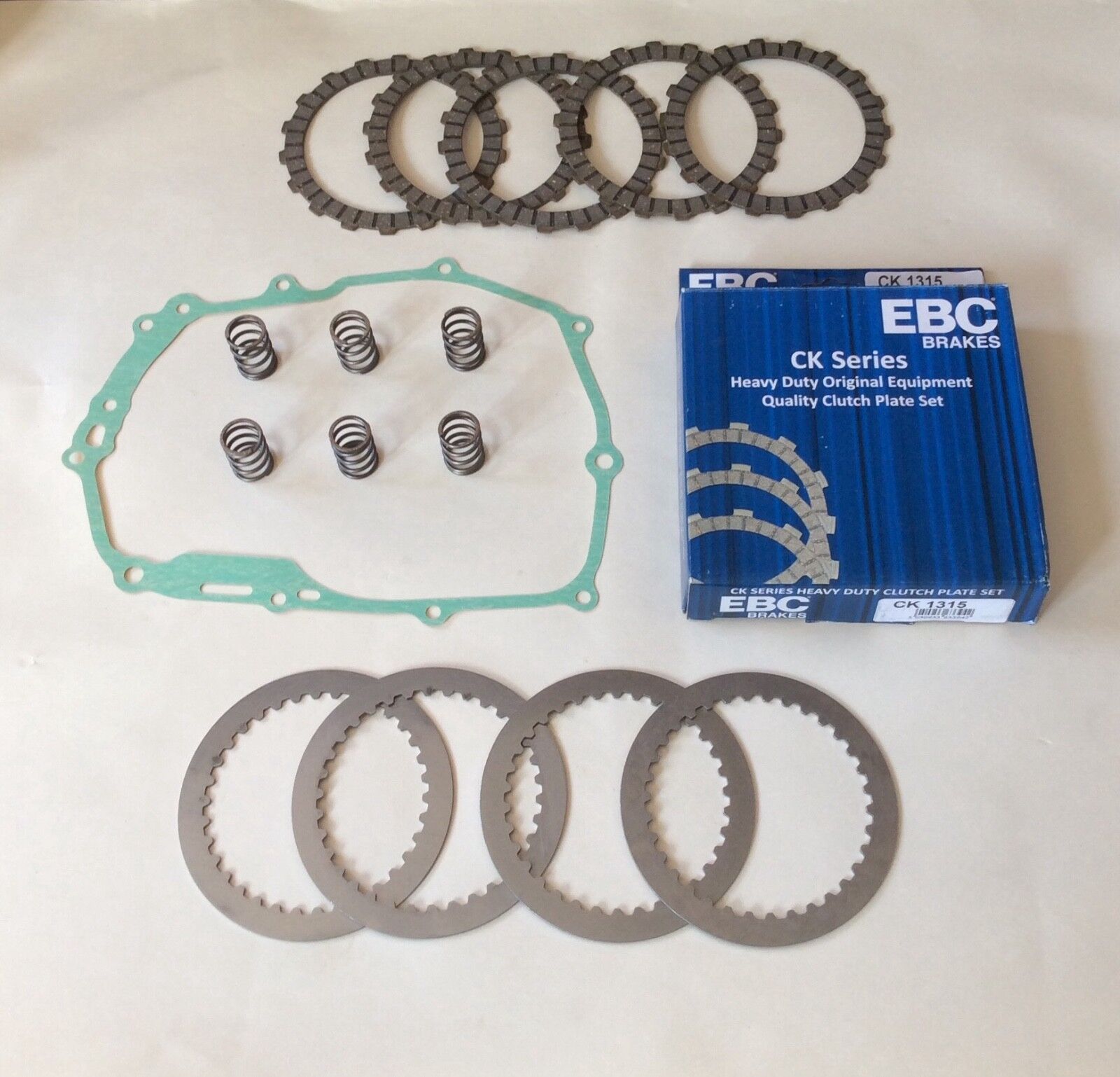 Honda MSX125 Grom 13-20 EBC Full Clutch Steels, Fibres Heavy Duty Springs & Gasket Kit  