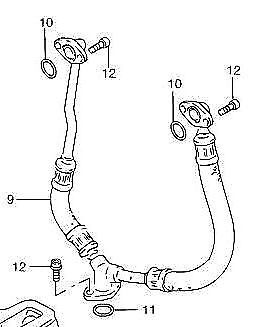 Engine Oil Lines O Ring Seals O-Rings for GSF600 GSF1200 Bandit