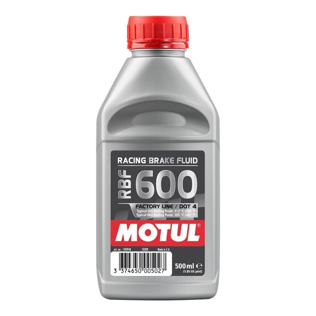 Motul RBF 600 Factory Line Synthetic DOT 4 Racing Brake Clutch Fluid 500ml 0.5L 