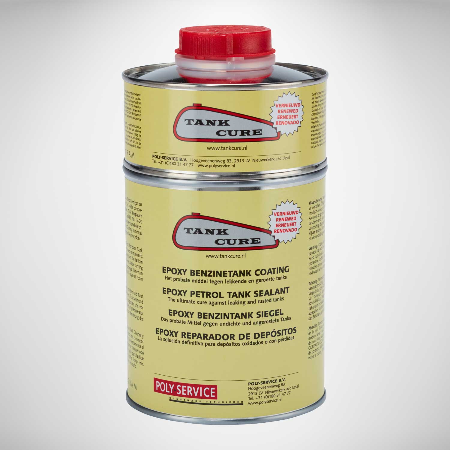 Tankcure Kit Motorcycle Fuel Petrol Tank Repair Sealer Available in 450g or 600g 