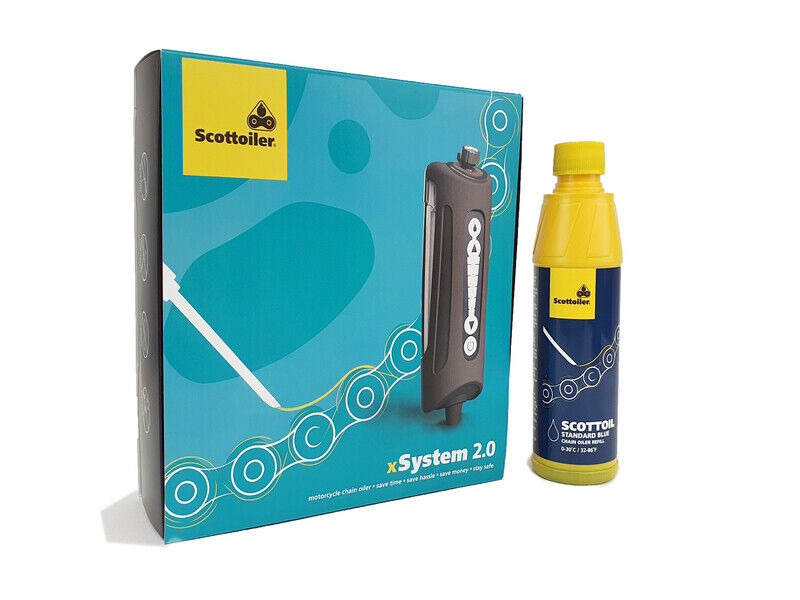 NEW X System 2.0 Scottoiler Electronic Motorcycle Chain Lube Lubricating System