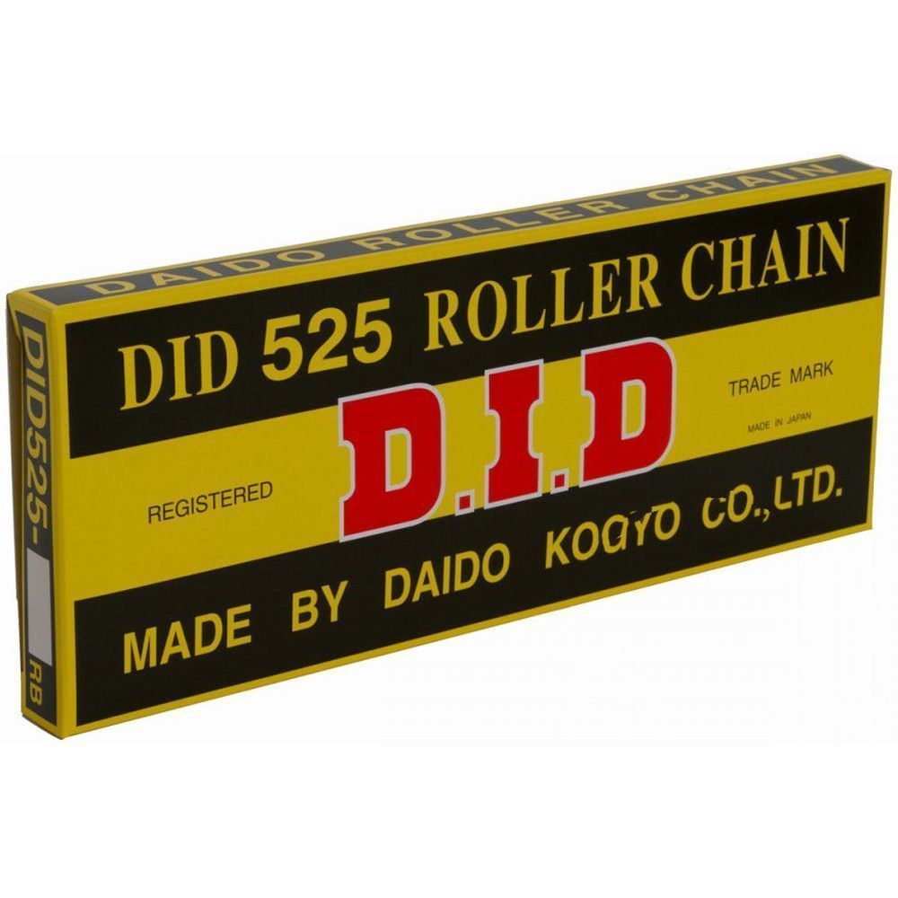 Honda CB500 1994-2003 DID Grey 525-108 Roller Non O-Ring Chain Ideal For Race & Track Bikes 