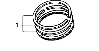 GENUINE Honda CB500 1994-2003 Piston Ring Set 13011MT3305