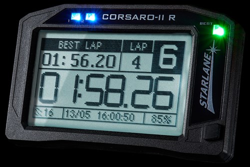 Starlane Corsaro-II R Professional digital GPS mono touch screen dashboard with Bluetooth & WiFi connection