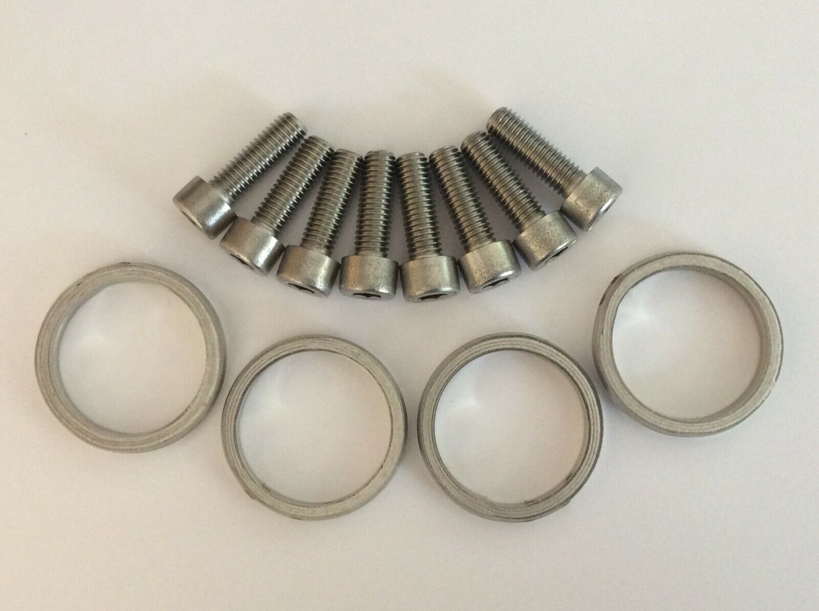 Stainless Exhaust Header Bolts & Gaskets for Suzuki GSXR600 750 1000 1100