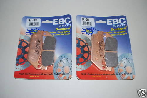 EBC Front Sintered Brake Pads FA142HH Fit GSF600 95-99