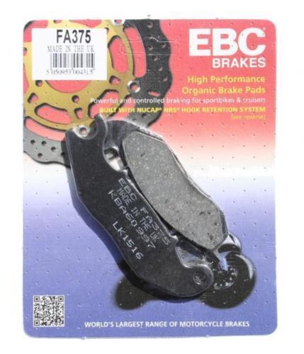 Honda MSX125 Grom 13-25 EBC Front Organic Brake Pads FA375