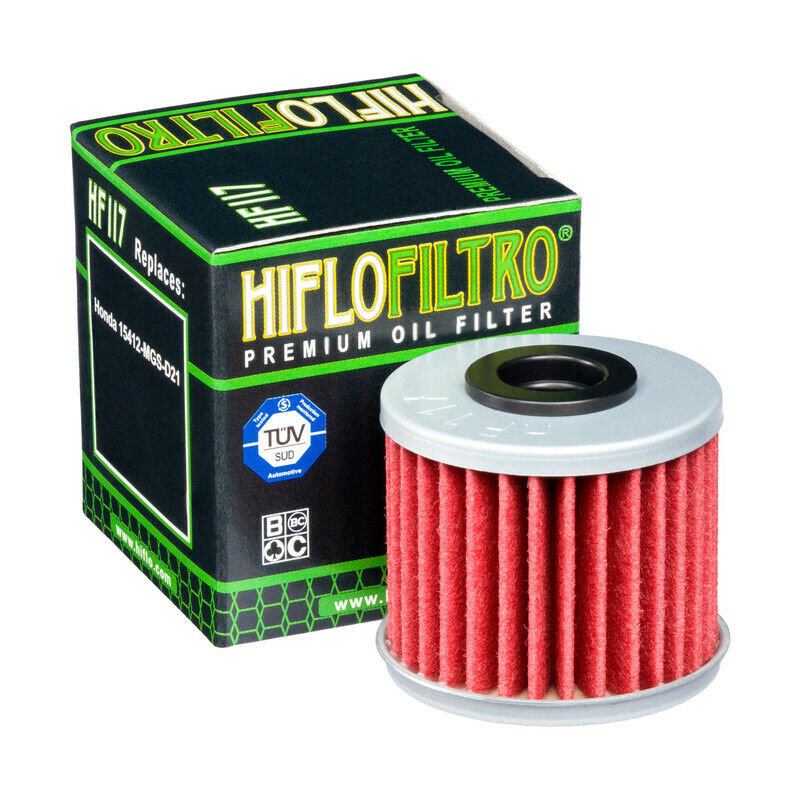 Honda MSX125 21-25 Replacement HiFlo Oil Filter HF117 
