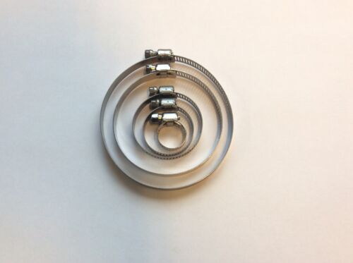 Stainless Hose Clips - Worm Drive Clips