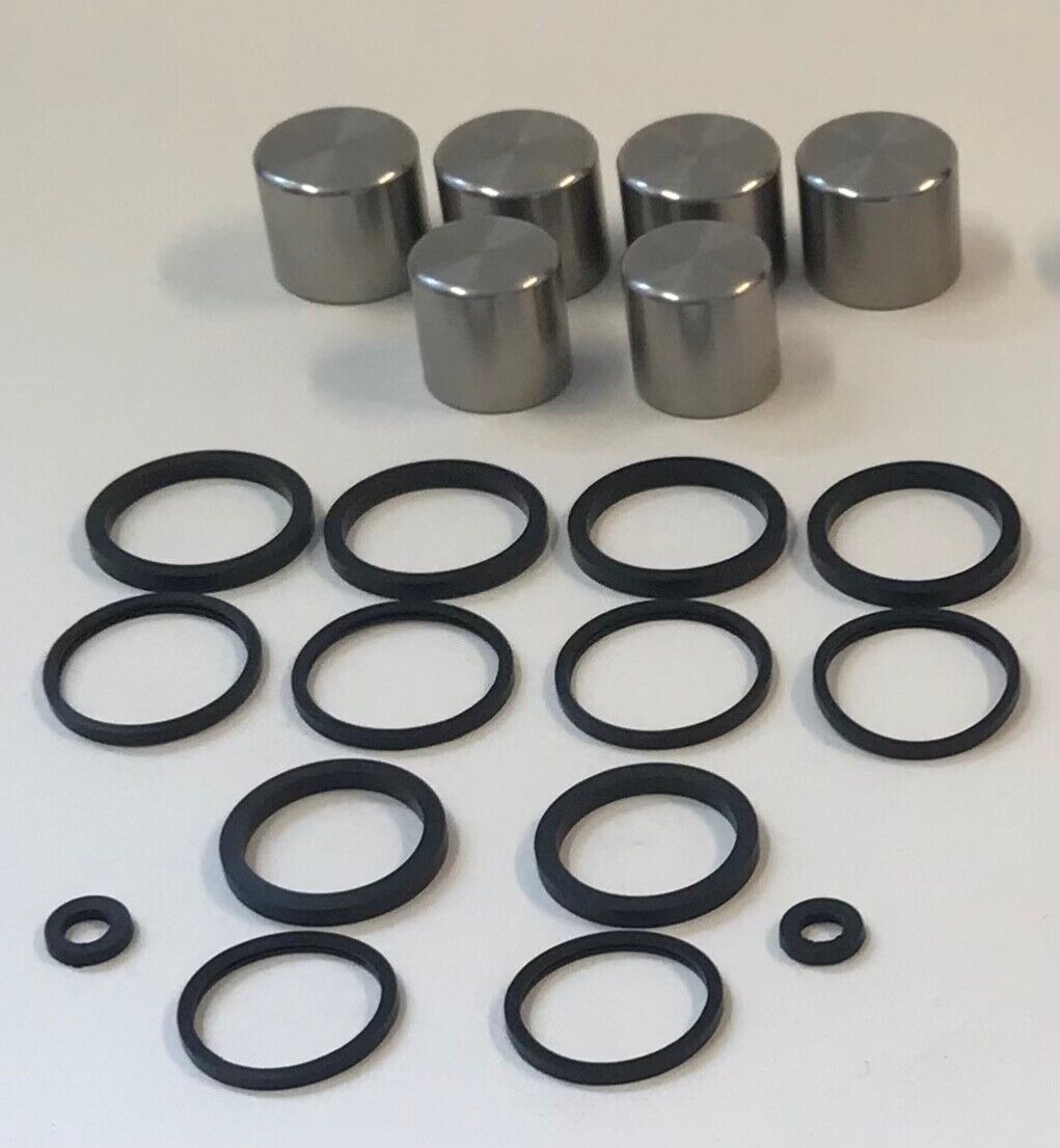 1 x Front Stainless Pistons & Brake Caliper Seals Kit Tokico GSF1200 01-05 Bandit