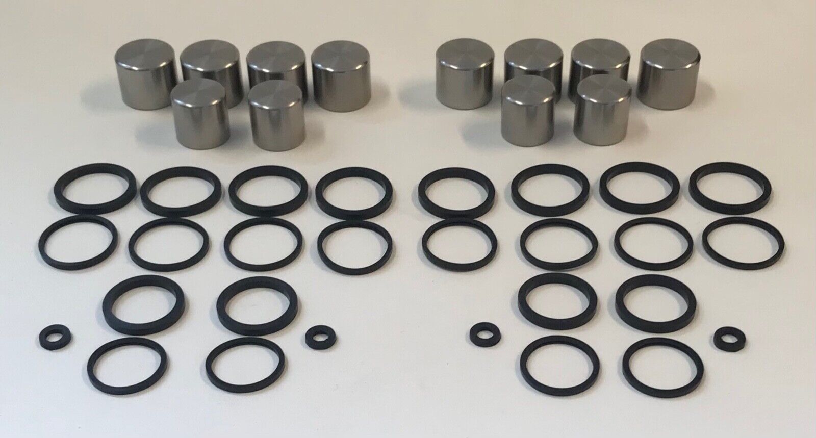 2 x Front Stainless Pistons & Brake Caliper Seals Kit Tokico GSF1200 01-05 Bandit 