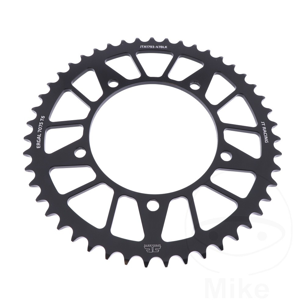 JTA1793 Black Rear JT Lightweight Aluminium Sprocket for Suzuki GSX-R600 01-10 Race Track Bike 42 43 44 45 46 Tooth  