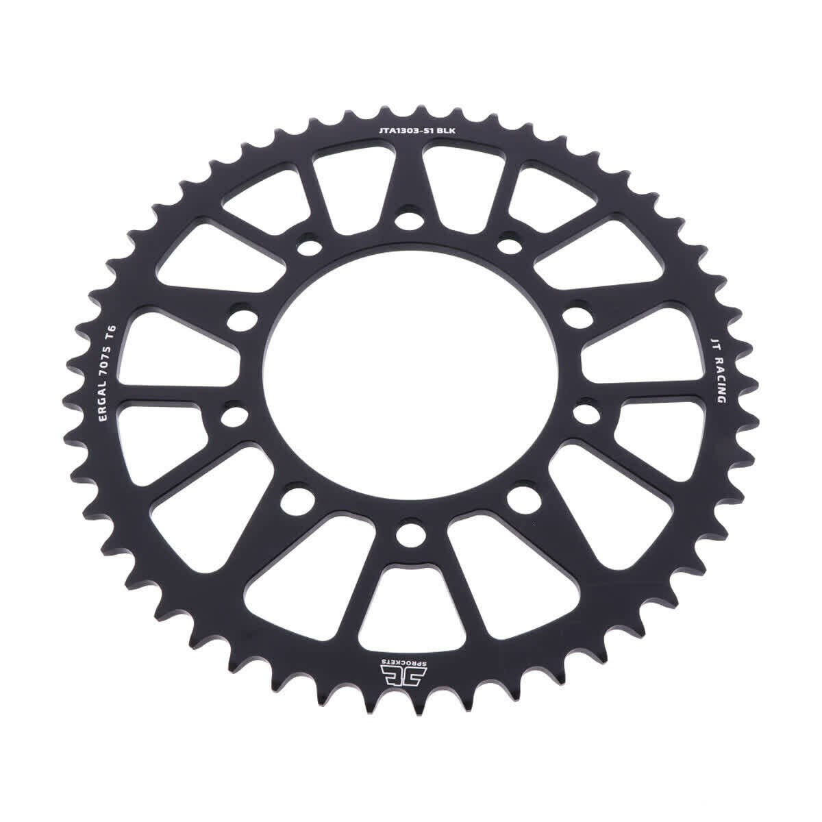 JTA1303 Black Rear JT Lightweight Aluminium Sprocket for Honda CBR600F 99-13 Race Track Bike 41 42 42 43 44 45 46 47 48 49 50 Tooth  