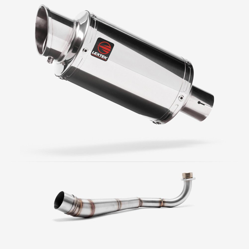 Honda MSX125 Grom 13-20 Low Mount Exhaust System YP4 Stainless Stubby End Can