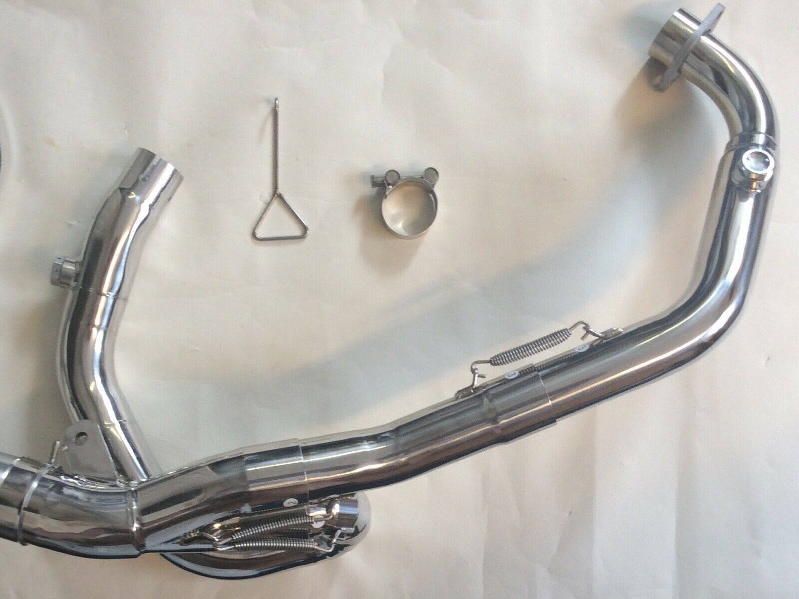 Lextek Stainless Steel Exhaust Header Downpipe & Link Pipe Suzuki SV650 03-15 
