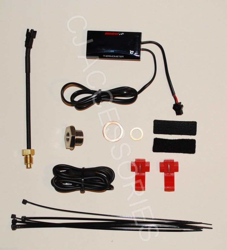 Digital Oil Temperature Gauge Kit Suzuki GSF600 GSF1200 Bandit GSXR750 GSXR1100