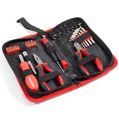 Universal Underseat Emergency Toolkit for Motorcycle 28 Piece