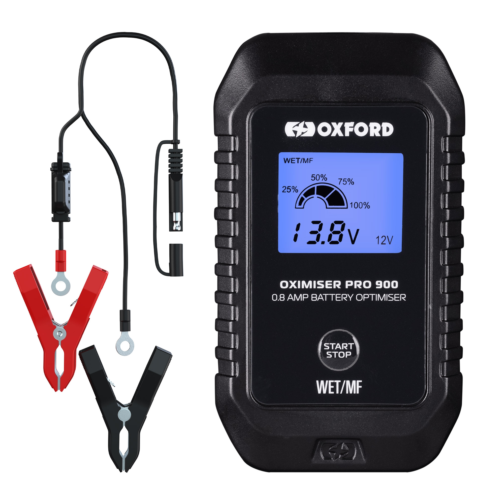 EL201 Oxford Oximiser Pro 900 Motorcycle Battery Charger Trickle 7 Stage 6V 12V