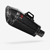 LEXTEK XP8C Carbon Fibre Hexagonal 51mm Slip On End Can Exhaust Silencer