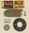 DID Gold Heavy Duty 428 Chain & JT Sprocket Upgrade Kit With Nuts Honda MSX125 Grom 13-20