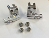 Honda CB500 Aluminium Chain Adjusters With Built In Paddock Stand Bobbins 