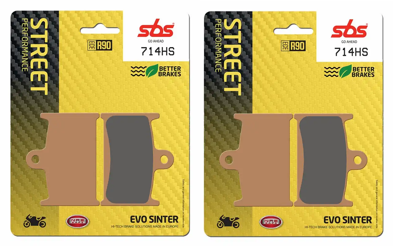 SBS 714HS Front Sintered Brake Pads X 2 For GSF1200 95-99 RF900 GSXR1100