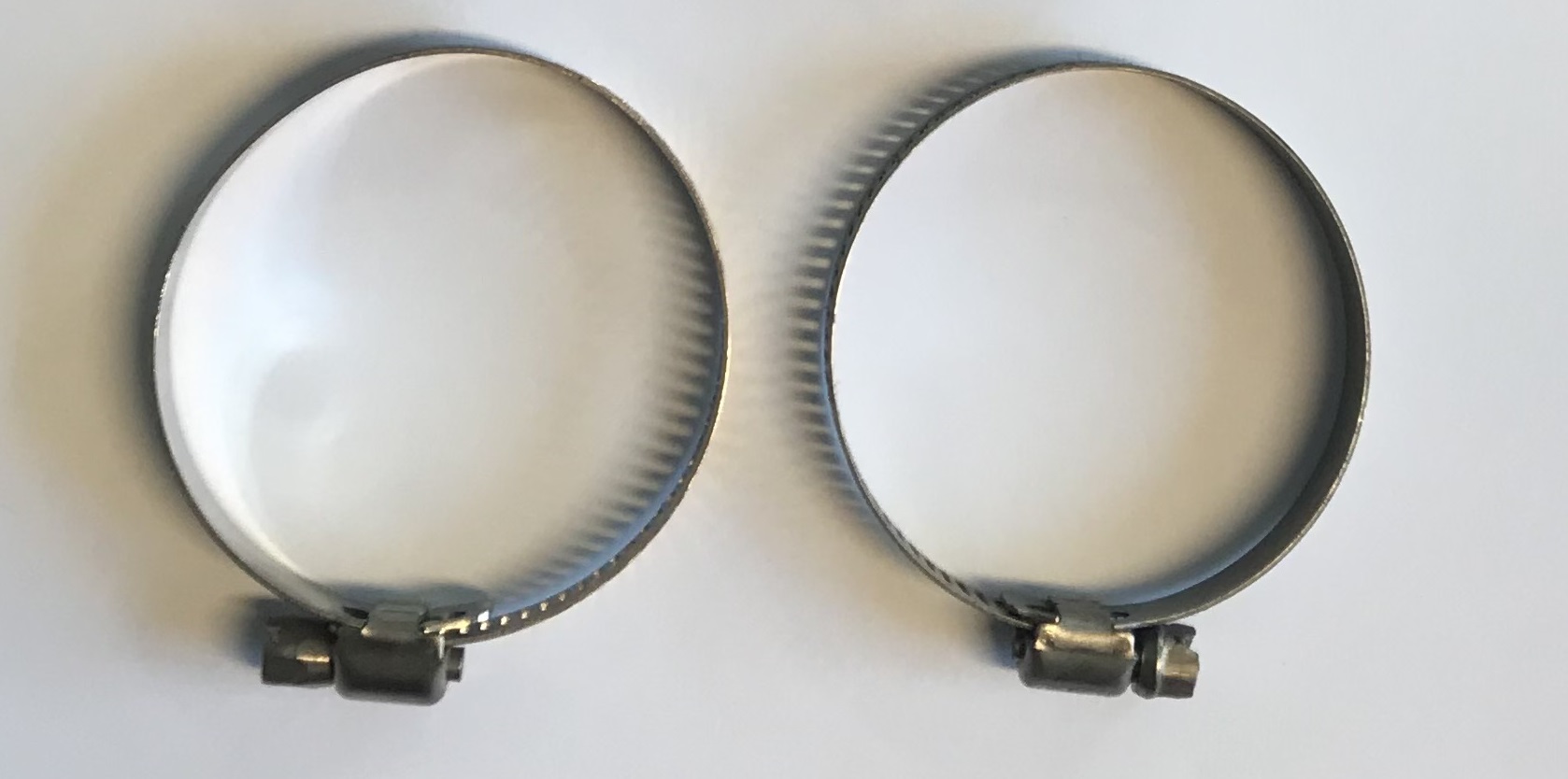 Honda CB500 Airbox to Carb Stainless Clamps