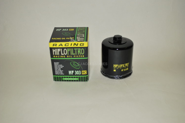 Honda CB500 94-03 Hiflo Racing Oil Filter HF303RC With Drilled Hole For Lock Wire 