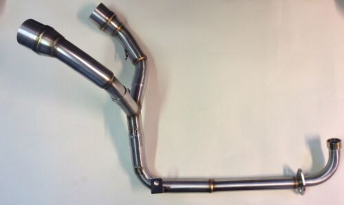 LEXTEK Stainless Header Under Seat Twin Exhaust Pipe Honda MSX125 Grom 13-15