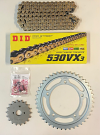DID Gold X-Ring Chain And JT Sprockets For Suzuki GSX1250 FA GSF1250 Bandit 10-16