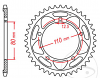 Rear sprocket for Howard 