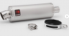 LEXTEK OP1 Matt Stainless Steel Road Legal 51mm Slip On End Can Exhaust Silencer Right Hand Exit