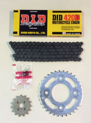 DID Heavy Duty Drive Chain And JT Sprocket Kit For Honda MSX125 Grom 2013-2020