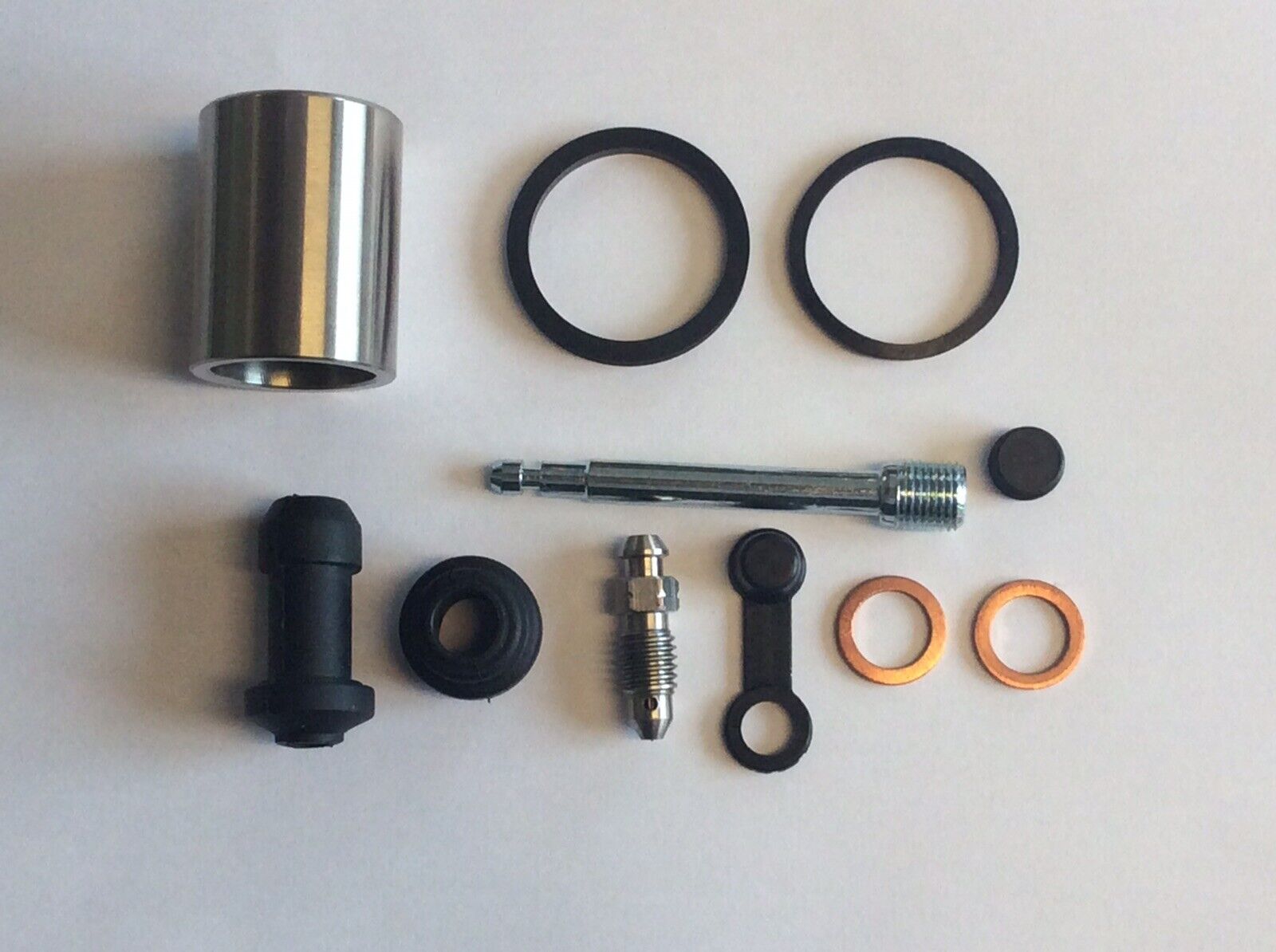 Rear Brake Caliper Seal Rebuild Kit with Piston & Pin MSX125 GROM 13-25