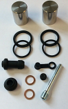 Honda CB500 1994-1995 Nissin Front Brake Caliper Seal Repair Kit With Stainless Pistons 