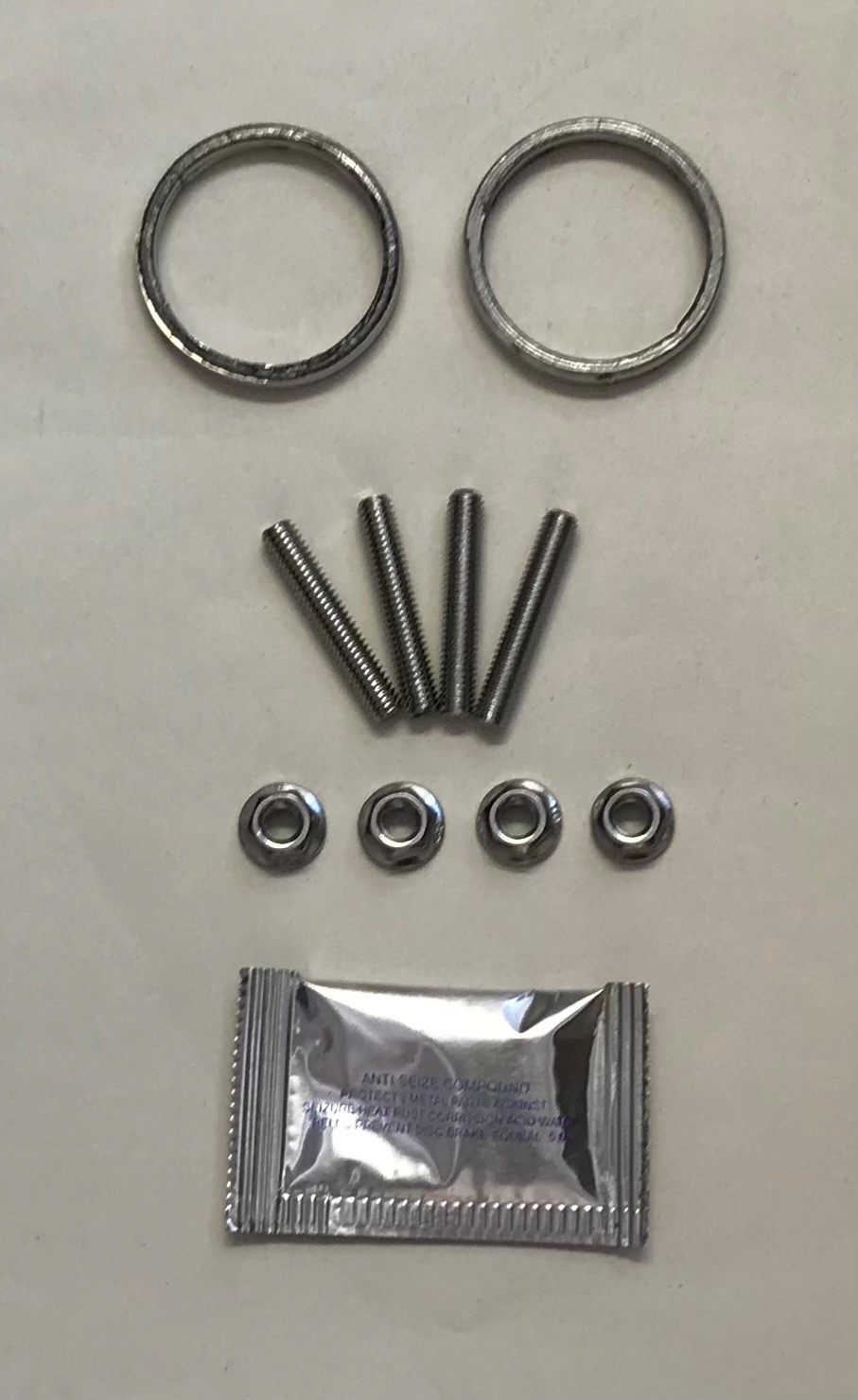Honda CB500 1994-2003 Exhaust Gaskets Studs Nuts & Grease Set Choice of Copper of Alloy/Fibre Gaskets