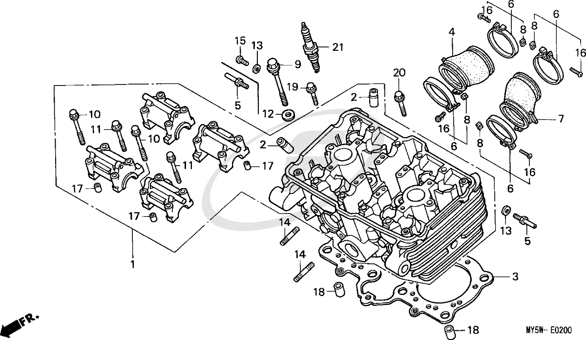GENUINE Honda CB500 1994-2003 Cylinder Head Bolt 90007ML7920
