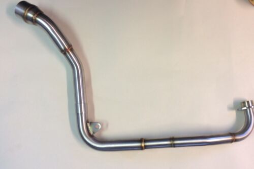 LEXTEK Stainless Header Under Seat Exhaust Pipe Honda MSX125 Grom 13-15 50mm Can