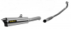 Honda MSX125 Grom 21-25 Arrow X-Kone Silver Nichrom Silver Exhaust With Carbon End Cap & Header Full System