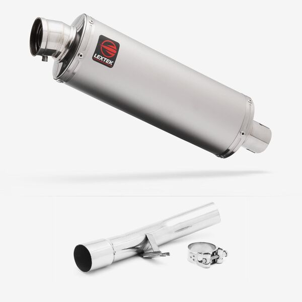 Matt Stainless Road Legal Exhaust Silencer Can & Link Pipe GSX650 GSX1250 GSF650 07-14 GSF1250 07-16
